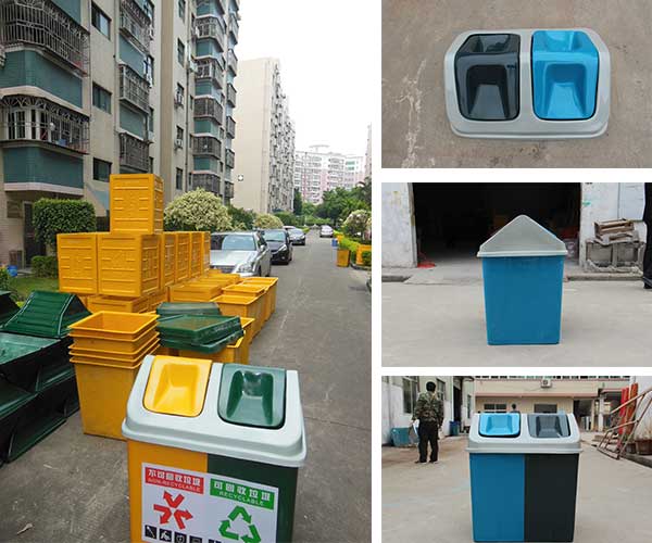 采購玻璃鋼戶外垃圾桶，認準欣方圳垃圾桶廠家