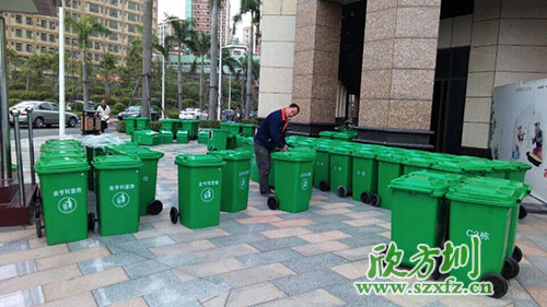 欣方圳塑料環(huán)保垃圾桶，天津市場銷量倍增