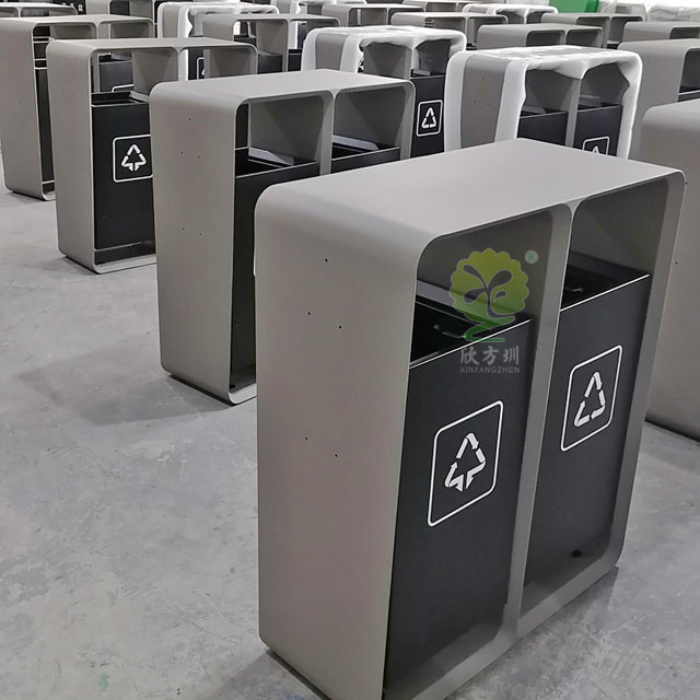 提升公共空間品質(zhì)，深圳金屬垃圾桶助你一臂之力