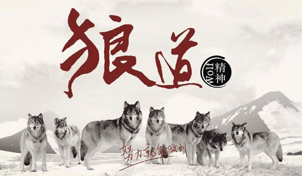 學習狼道精神，做好垃圾桶銷售工作